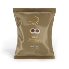 Salt lakrids med hvid chokolade & guld