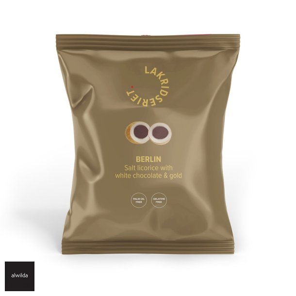 Salt lakrids med hvid chokolade &amp; guld