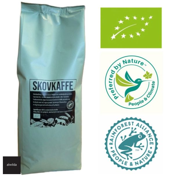 Skovkaffe, �KOLOGISK let mellemristet kaffe fra Peru