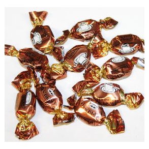 Kaffe bolsjer - pakket i pose med 15 stk.