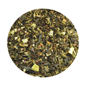 Tempel te fra Chaplon - �KOLOGISK hvid & gr�n te med orange, kokos, kakao, kanel & vanilje