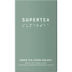 Gr�n te med lemon, �KOLOGISK - Te-ministeriet, enkelt tebrev eller pk./20 stk.