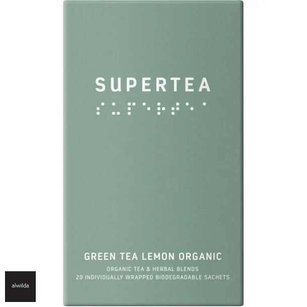 Gr�n te med lemon, �KOLOGISK - Te-ministeriet, enkelt tebrev eller pk./20 stk.