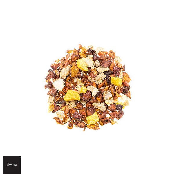 Urteblanding af �ble, ingef�r &amp; orange