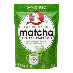 Matcha latte frappe` lave din egen kolde eller varme Matcha kop- kommer i pakket brun tepose