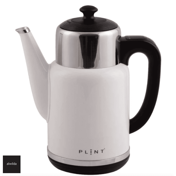 Plint elkedel, HVID - 1,7 l. - termokande effekt &amp; temp. indsti: 100 C, 90 C, 70 C &amp; 60 