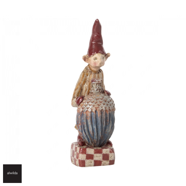 Petit Nol no. 20 - bl kogle julekugle, ca.  h: 12 cm.-leveres i original gaveske