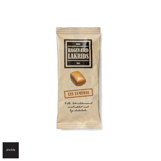 Bagsvrd, GULD SYMFONI, lakrids med chokolade - 4 stk.