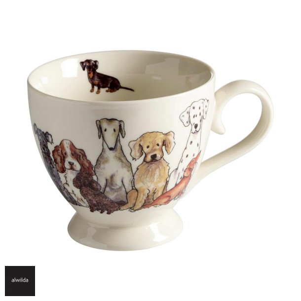 Te kop med hunde. 200 cl. - T�ler opvaskemaskine &amp; microovn - KOMMER SNART