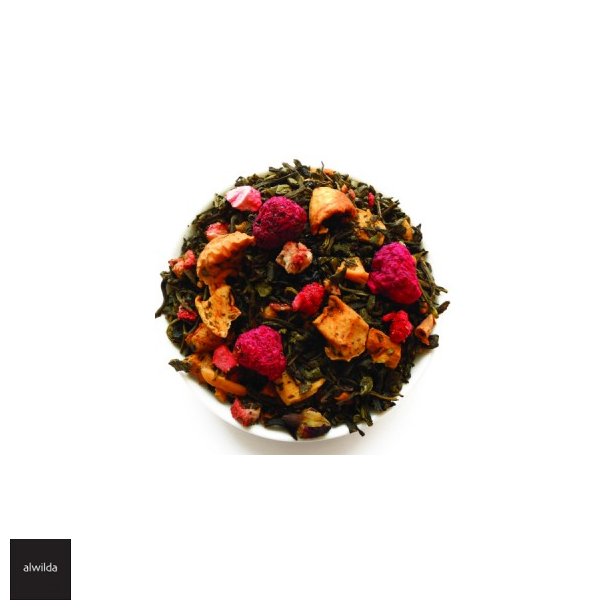 Frk. Nithuche - Hvid &amp; grn teblend m. jordbr, hindbr, blbr, ble &amp;  naturlig aroma