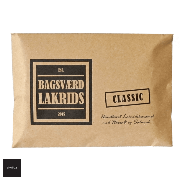 Bagsvrd lakrids CLASSIC.  ( salt lakridskaramel ) 