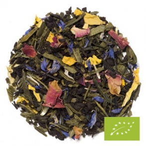 Bjerg te fra Chaplon- �KOLOGISK sort & gr�n te med citrus & naturlig olie