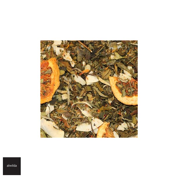 Caribisk passions te, Hvid &amp; grn te m. mango, passion &amp; kokos 