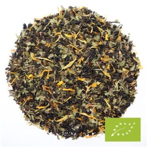 Mynte te fra Chaplon -  �KOLOGISK sort & gr�n te med mynte & s�de urter