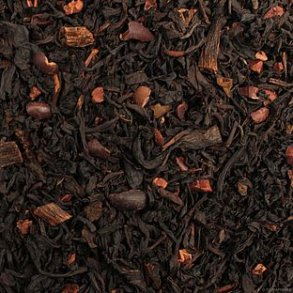 Chokolade te - sort te med chokolade & kakaostykker   