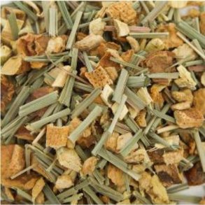 Cool mint - lakridsrod, blestykker, citrongrs, ingefr & pebermynte. 