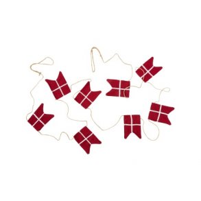 Flagranke med 8 stofflag / 2 meter