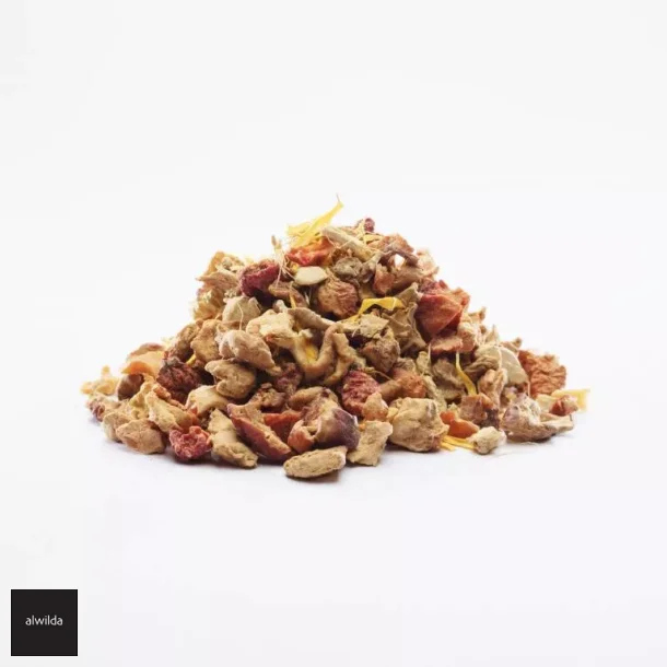 sterlandsk, KOLOGISK Dobbelt ginger happiness - Ingefr, ble, Mango, Jordbr &amp; morgenfrueblomster