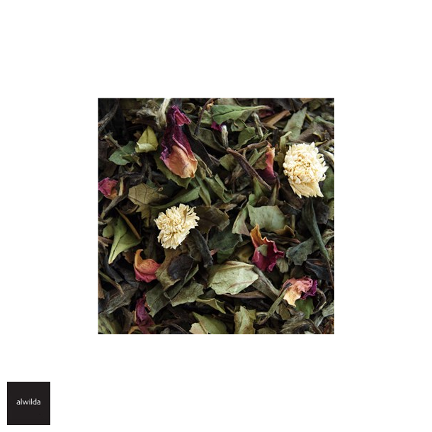 Hvid te - Earl Grey med vanilje &amp; papayastykker