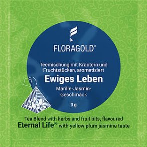  Tebrev  - Evigt liv - grn te med ginseng, jasminblomst, abrikos & solbr