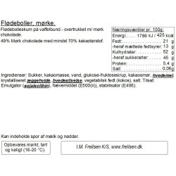 Fldeboller mrk chokolade &amp; vaffelbund  Frellsen  KAN KUN AFHENTES I VORES FYSISKE BUTIK