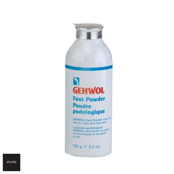 GEHWOL, Fodpudder, 100 gr. - Beskytter mod fodsvamp &amp; deodoriser fdderne og holder dem trre
