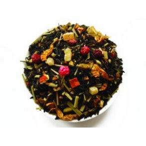 Forrs brise - sort te med ananas, ble, orange, ingefr, kardemomme, kokos & ribs