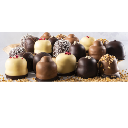 Fldeboller mrk chokolade &amp; marcipanbund  Frellsen  KAN KUN AFHENTES I VORES FYSISKE BUTIK