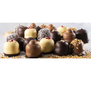 Fldeboller mrk chokolade & vaffelbund  Frellsen  KAN KUN AFHENTES I VORES FYSISKE BUTIK