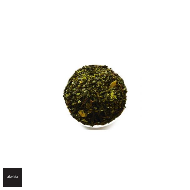 Grn mandel te, kraftig mandelsmag &amp; let kokos