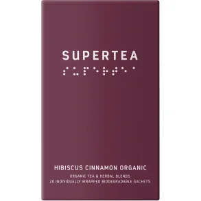 Urtete med hibiskus & kanel, �KOLOGISK - Te-ministeriet, enkelt tebrev eller pk./20 stk.