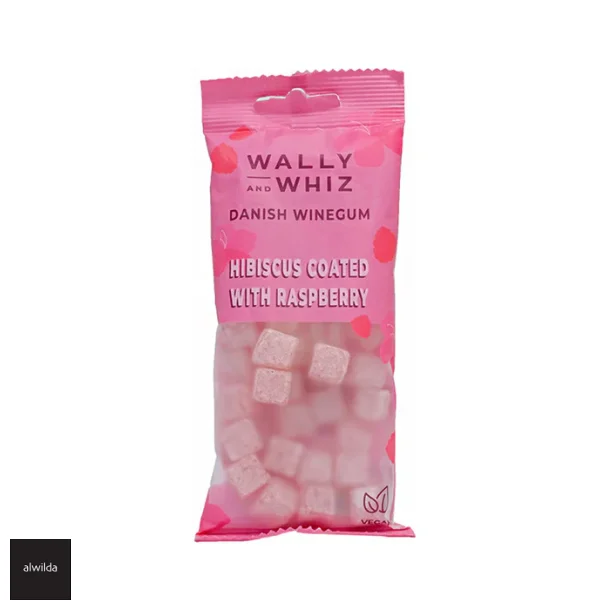 Hibiskus-vingummi med hindbrpulver - Vegansk, glutenfri &amp; allergenefri