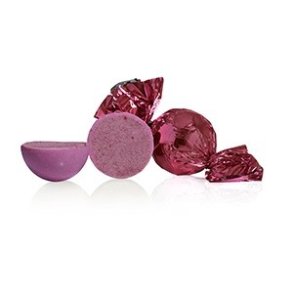 Chokoladekugle bordeaux - hvid chokolade med hindbr & lakrids