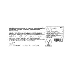 Summerbird - kologiske marcipanhjerter, 2 stk. med mrk chokolade i gaveske 