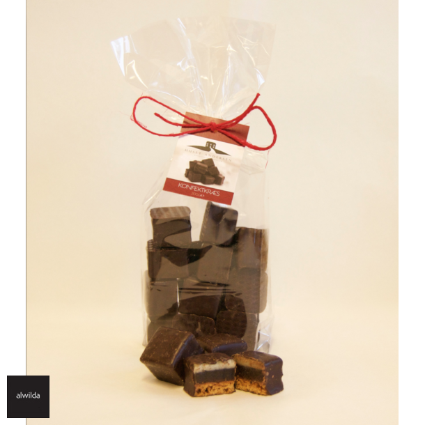 Konfekt krs - skn honningkage m. ble fyld, marcipan &amp; chokolade-f tilbage