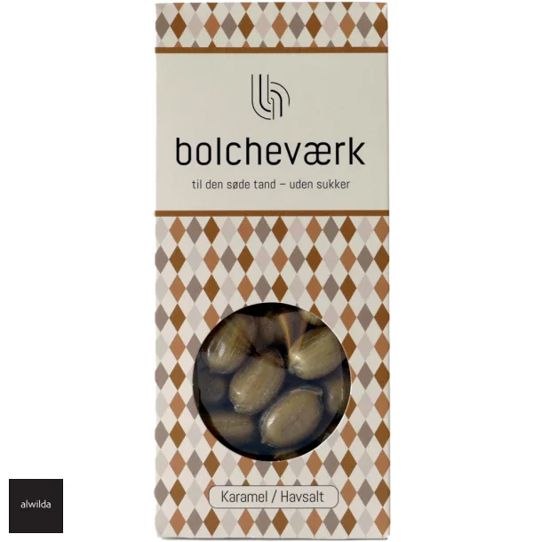 Sukkerfri bolsjer fra Bolchevrk med karamel &amp; havsalt 