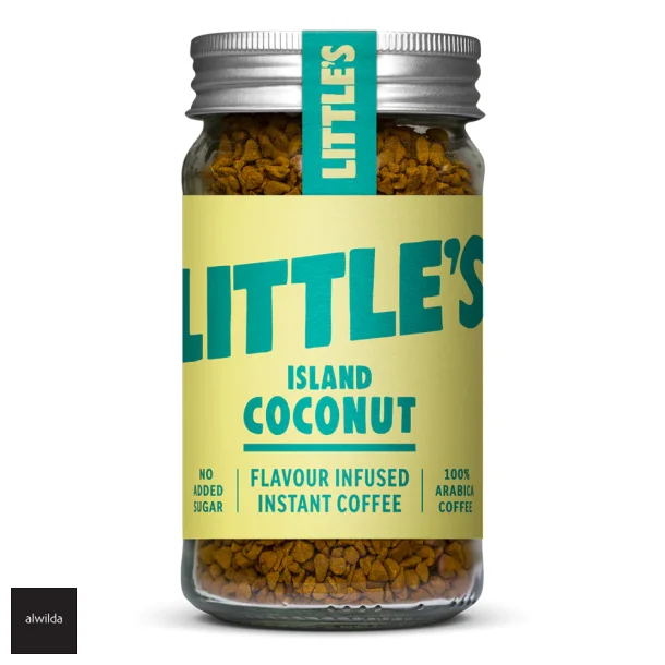 Instant kaffe med kokos smag - 0 kcal.