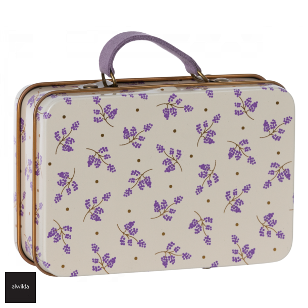 Kuffert Lavendel  11x7 cm. - Til sm gaver, pengegaver, gavekort &amp; opbevaring 