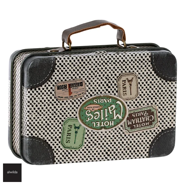 Kuffert travel 11 x 8 cm. - Til sm gaver, pengegaver, gavekort &amp; opbevaring
