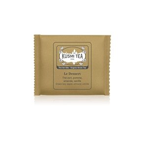 Kusmi tebrev - �KOLOGISK DESSERT ( gr�n te med �ble, mandel & vanilje )