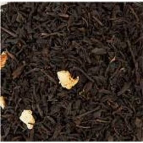 Sort te med  kv�de & appelsin