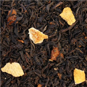 Sort kv�de te med �blestykker  