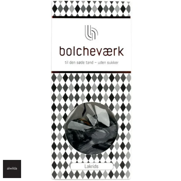 Sukkerfri bolsjer fra Bolchevrk med lakridsmag