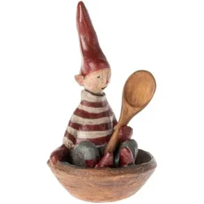 Petit Nol no. 24 - nisse med grydeske - leveres i original gaveske