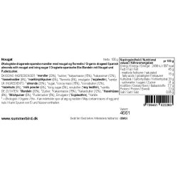Summerbird - �kologiske mandler med nougat