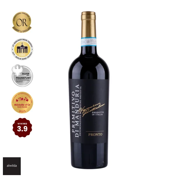 Italiensk rdvin, Primitivo Di Manduria 14%