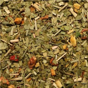 Mate urteblanding med jordbr, ble, citron & lakrids - koffeinrig