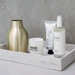 Meraki bakke i pulveriseret sten, Resin.  30x20 cm, H.: 3,5 cm