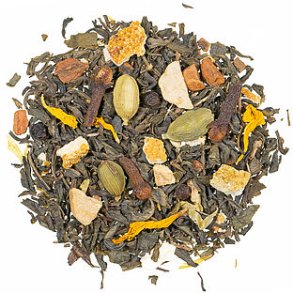 Middelfart te - KOLOGISK grn te m. passionsfrugt, ingefr, orange, let kanel & peber