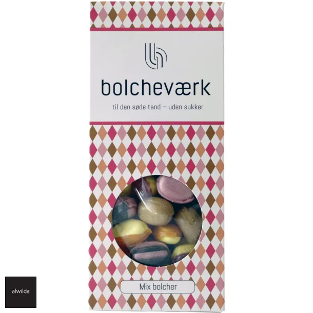 Sukkerfri bolsjer fra Bolchevrk mix pakke